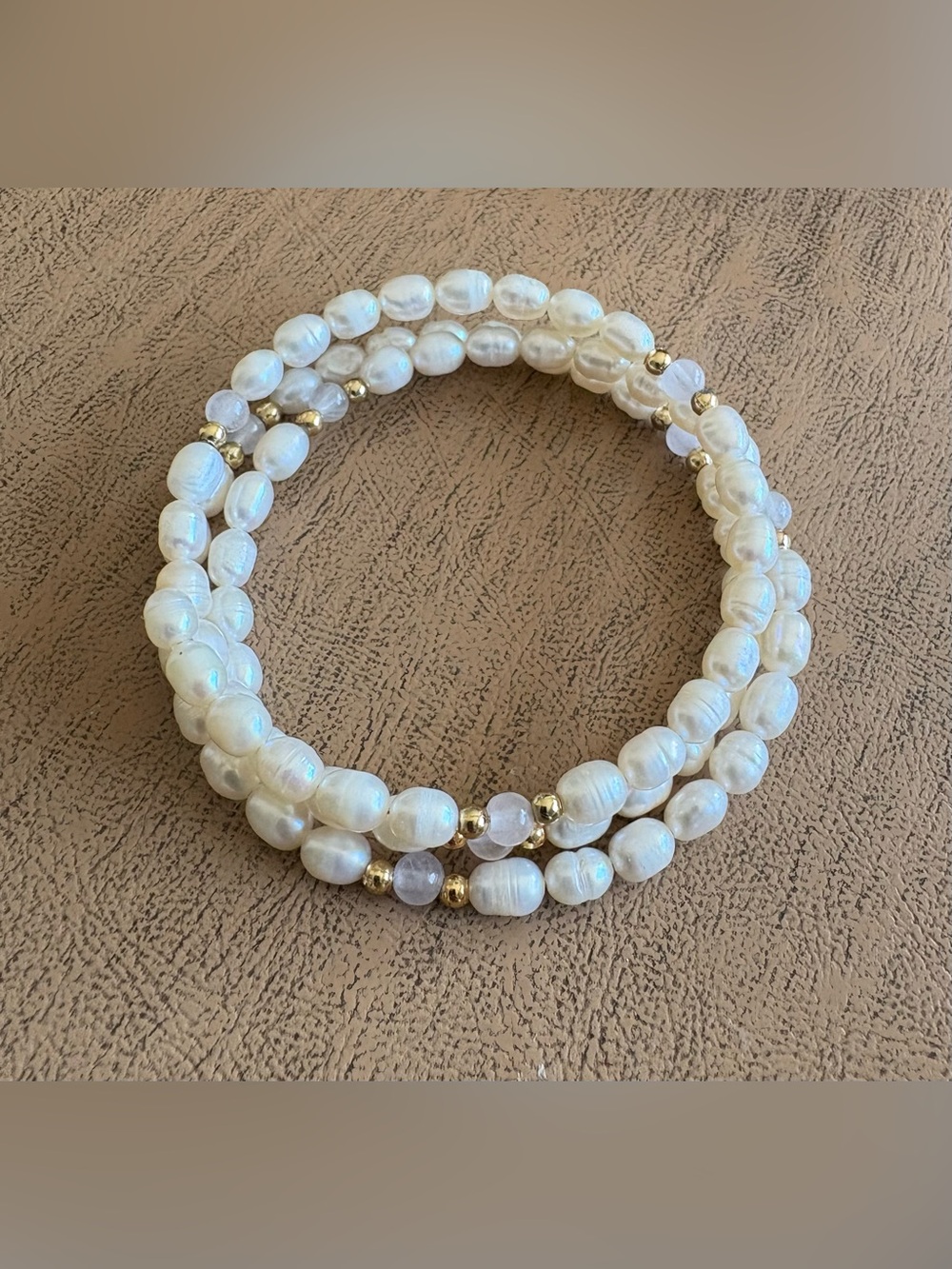 Fresh Water Coil Wrap Bracelet